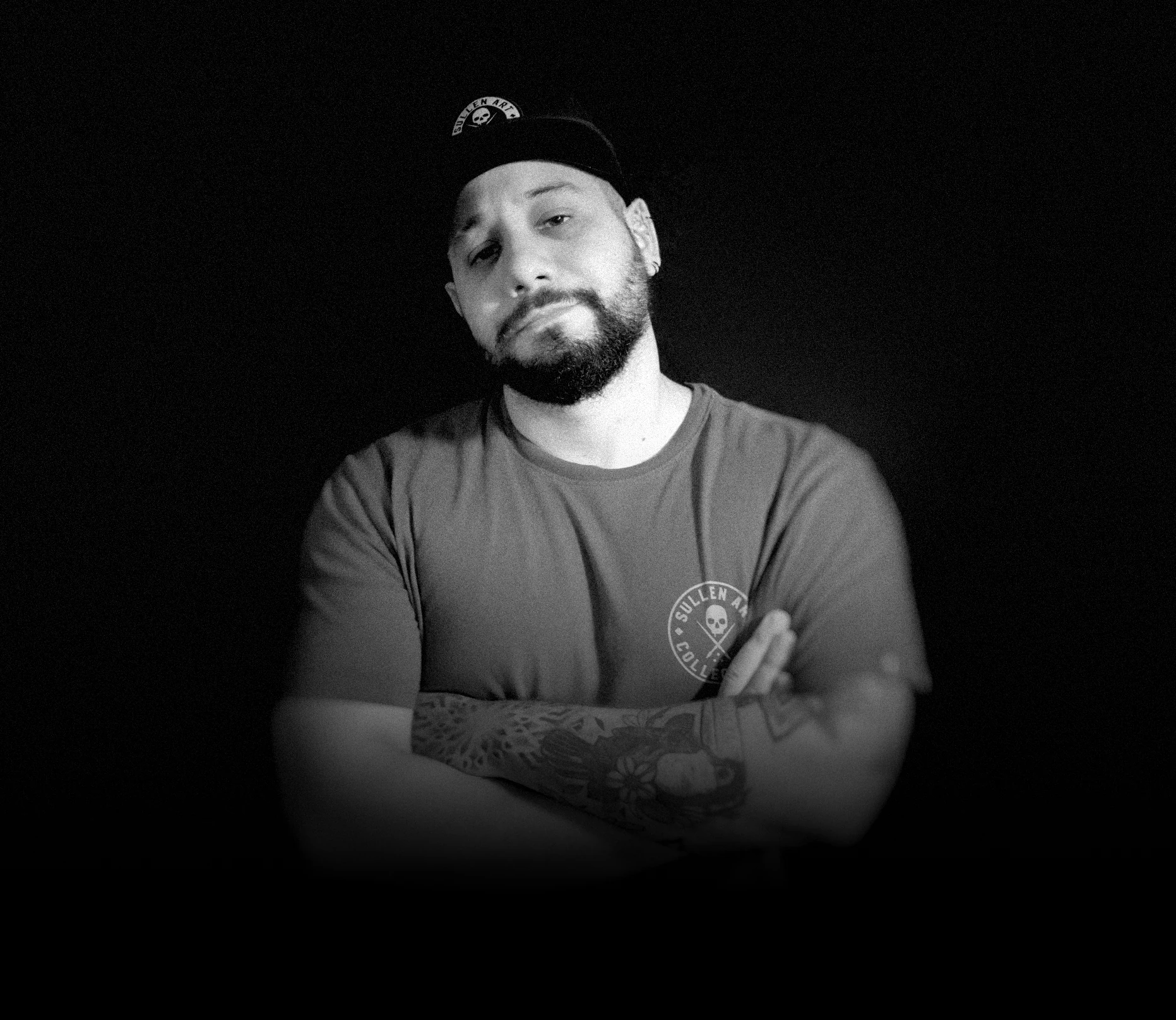 Juan Russo tattoo artist portrait in Memphis TN.